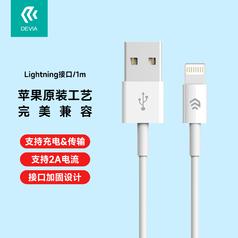 星速系列苹果数据线-白色